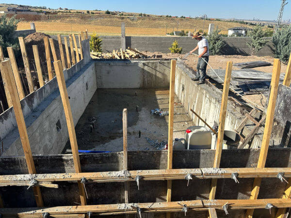 Betonarme Havuz İmalat Aşamaları