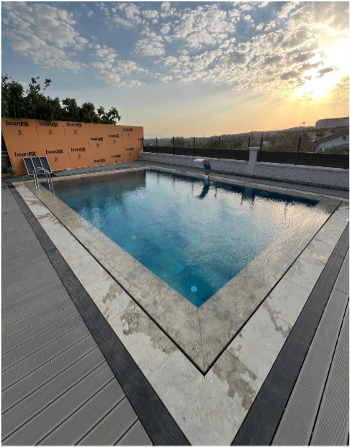 Naturel Seri Gizli Taşmalı Yüzme Havuzu